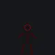 stickman red custom crosshair
