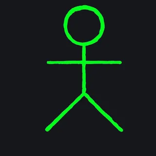 Stickman green custom crosshair
