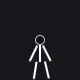 Stickman white custom crosshair