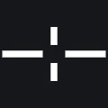 Stretched white custom crosshair