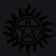 Supernatural black custom crosshair