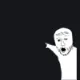 Surprised Man (also perfect for cursor) white custom crosshair