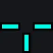 T-shaped for head shots cyan custom crosshair