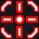 tactical rifle red custom crosshair