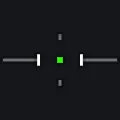Tacticool white custom crosshair