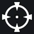 Target Marked white custom crosshair