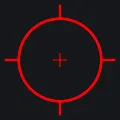 Tarkov Vudu Scope red custom crosshair