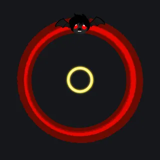 The Binding Isaac red custom crosshair