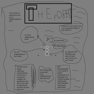 The forest modern bow crosshair (REALLY COMPLICATED)