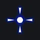 THE MEGADOT blue custom crosshair