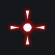 THE MEGADOT red custom crosshair