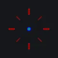 the spaghetti red custom crosshair