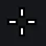 Thin Outline black custom crosshair