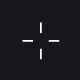thin static (universal) white custom crosshair