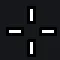 Thin White with Outlines. white custom crosshair