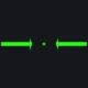 This is the Target - > green custom crosshair