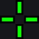 TKae green custom crosshair