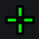 Top green custom crosshair