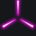 Triangle pink custom crosshair
