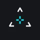 Trianglecross white custom crosshair