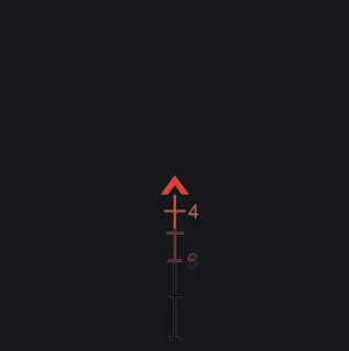 TRIJICON ACOG 4x red custom crosshair