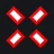 Turned Cross animated red custom crosshair