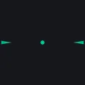 两线一点（Two lines and one point green custom crosshair