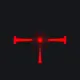 Vandal red custom crosshair