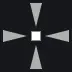 visible crosshair