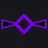void down purple custom crosshair
