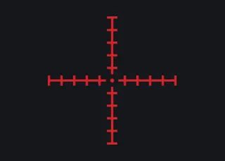 Vudu 6X red custom crosshair