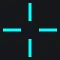 wAFF V5 cyan custom crosshair
