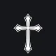 White Chrome Cross white custom crosshair