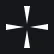 white crosshair
