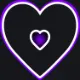 White-Purple Hearts custom crosshair