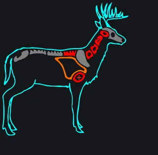 Whitetail Deer [M] Белохвостый олень custom crosshair