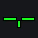 Wide T green custom crosshair