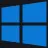 Windows 10 Logo blue custom crosshair