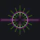 World of warships animated green custom crosshair