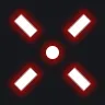 X CROSS white custom crosshair