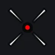 X CROSS white custom crosshair