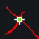 x marks the spot red custom crosshair