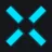 X MARKS THE SPOT cyan custom crosshair
