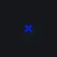 x rainbow blue animated custom crosshair