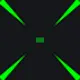 X Spread, Universal [Large] green custom crosshair