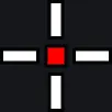 xotiic #2 white custom crosshair