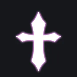 Y2k Cross white custom crosshair