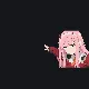 zero two - Darling in the FranXX red custom crosshair