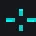 ZwyOo 4:3 Cs2 cyan custom crosshair
