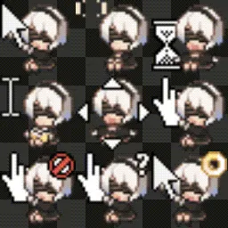 2B animated mouse cursor
